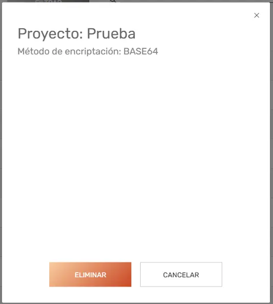 Aviso eliminar encriptación STELA
