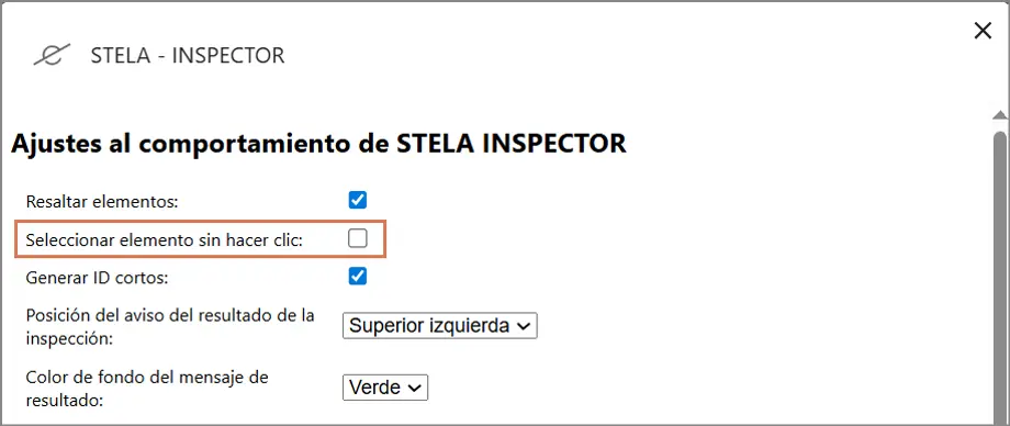 Stela inspector