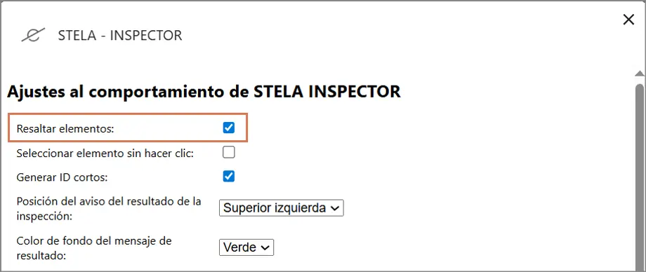 Stela inspector