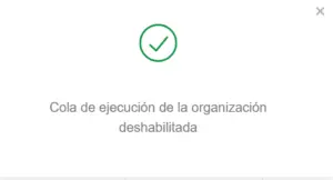 STELA-Panel Administración - Modal de confirmación, detención de ejecuciones.