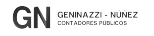 Logotipo de empresa que confía en STELA. GN Geninazzi Nuñez Contadores Públicos