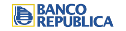 Logotipo de empresa que confía en STELA. BANCO REPUBLICA. BROU