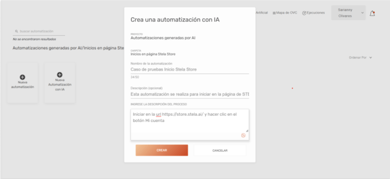 STELA ROBOT MAKER usa inteligencia artificial generativa para crear robots digitales para automatizar pruebas y RPA. STELA Automation Made Simple