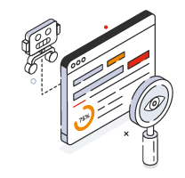 ícono en representación de como la IA funciona con Stela RPA