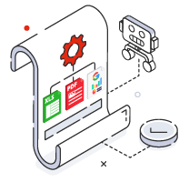 STELA Automation made simple. STELA RPA. Robots digitales se integran a base de datos, documentos GSheet, Excel, PDF