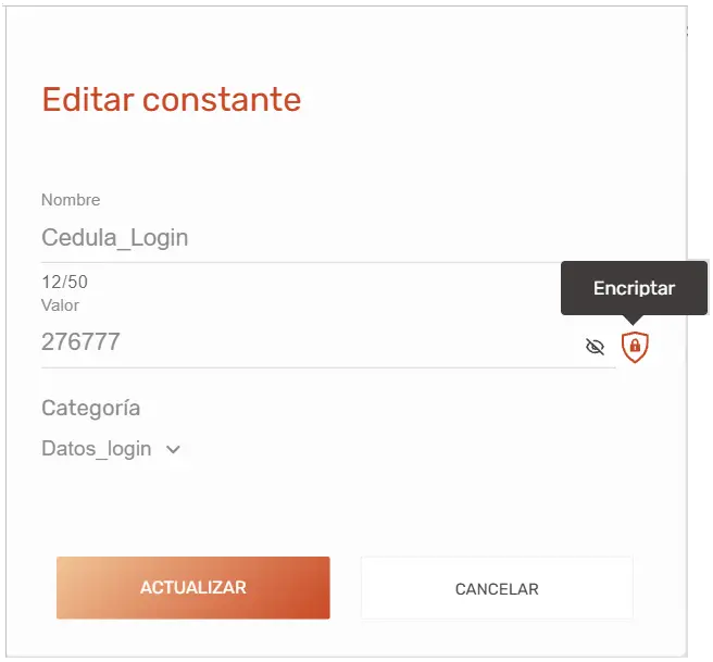 Encriptación de constantes STELA