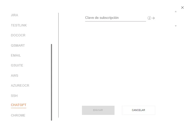 Configuración Proyectos ChatGPT