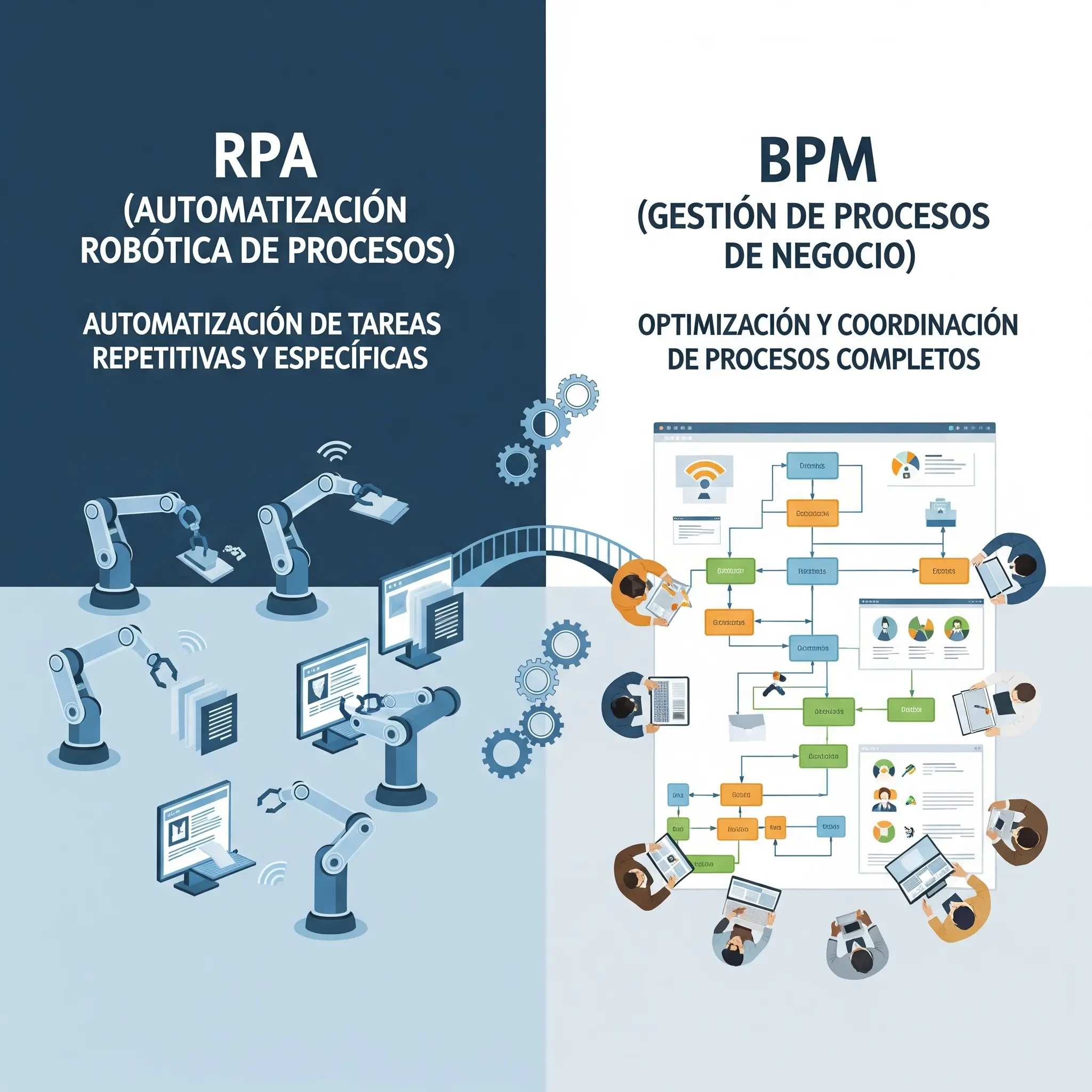 RPA vs BPM: ¿complemento o competencia en la transformación digital?