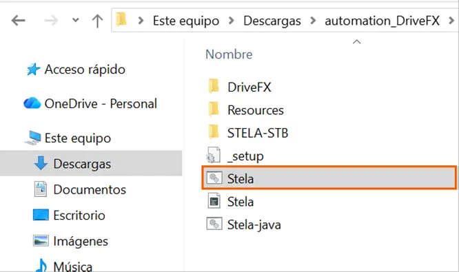 DriveFx Crear carpeta