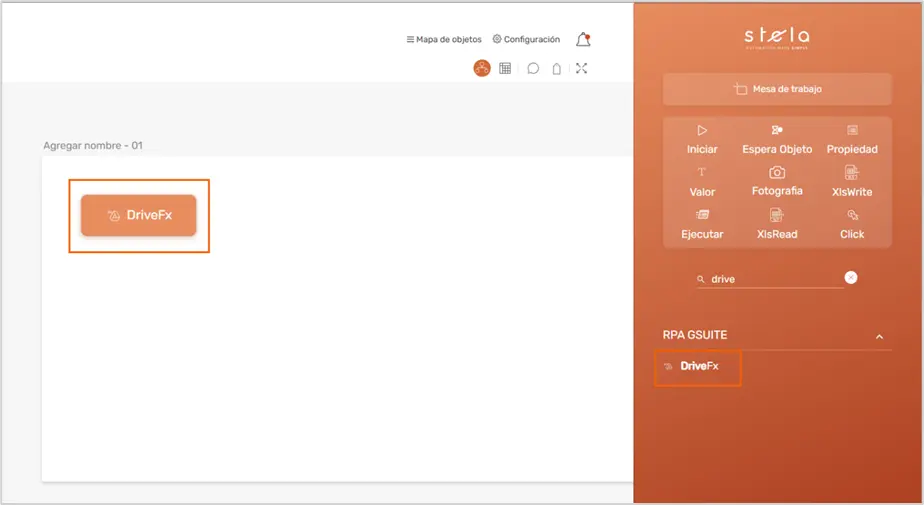 Listar archivos utilizando DrivFx