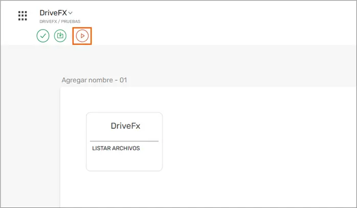 Listar archivos utilizando DrivFx