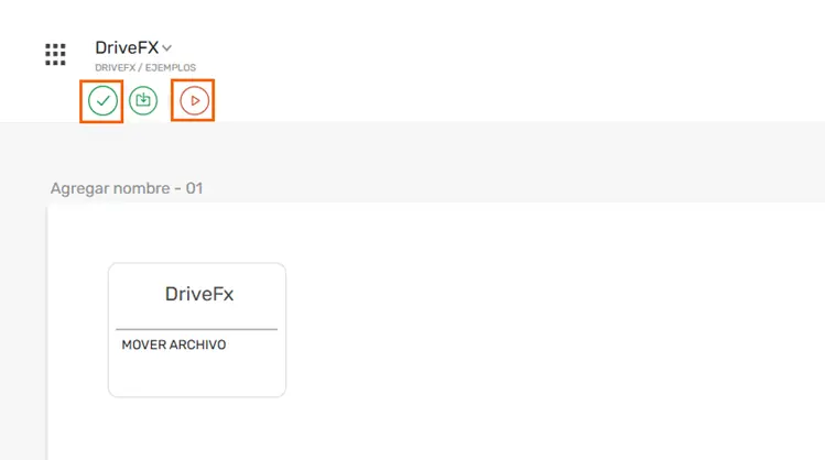 Mover archivo utilizando DrivFx