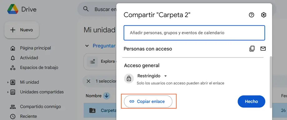 Subir archivos utilizando DrivFx