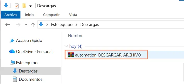 Descargar archivo utilizando DrivFx