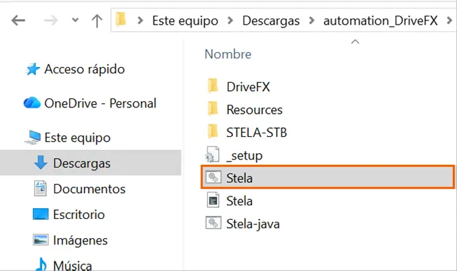 Descargar archivo utilizando DrivFx