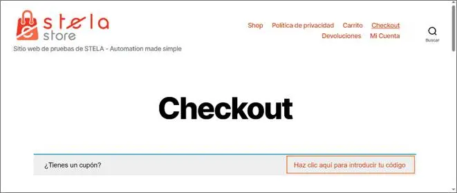 Ejemplo de uso del comando Espera