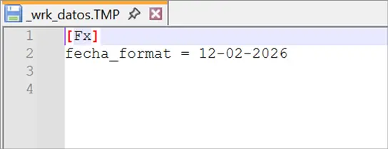 Evidencia formatear fecha