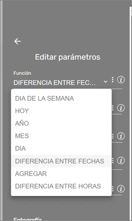 DateFx - Diferencia entre Fechas