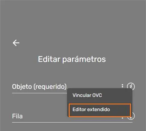 Editor Extendido