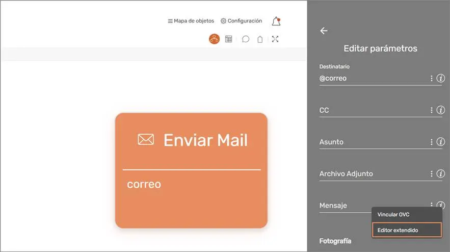 Editor Extendido  - Mail