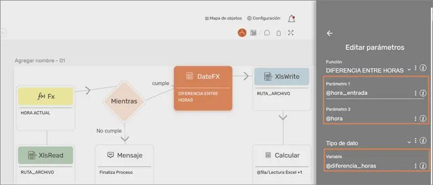 DateFx - Diferencia entre horas