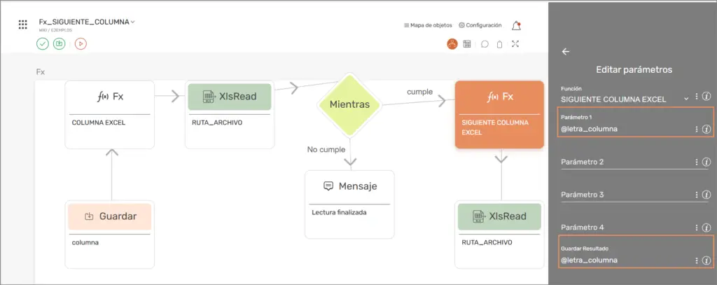 Comando Fx - Siguiente Columna