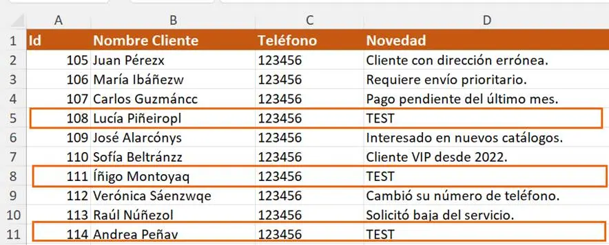 Filtrar Valores