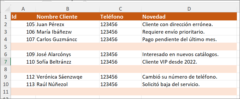Evidencias XlsFx - Filtrar Valores