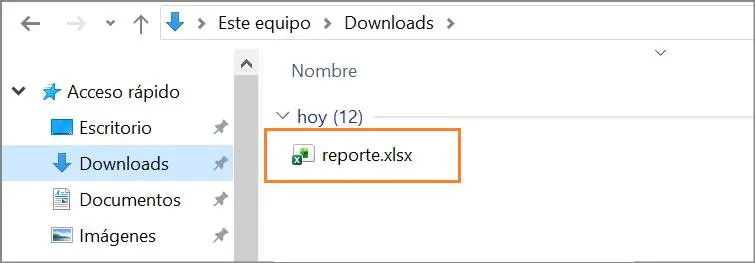 Ejemplo Xlsx - Exportar a CSV