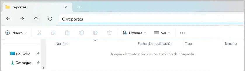 Comando FileFx evidencia1 STELA