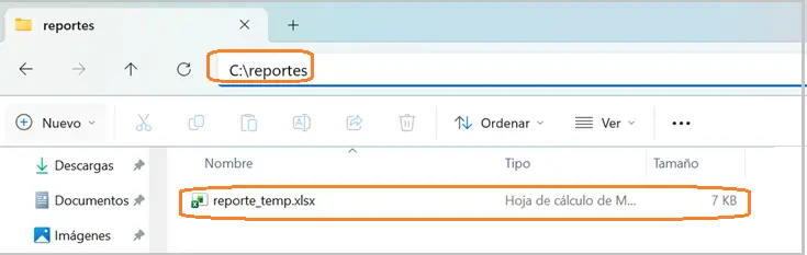 Comando FileFx evidencia STELA
