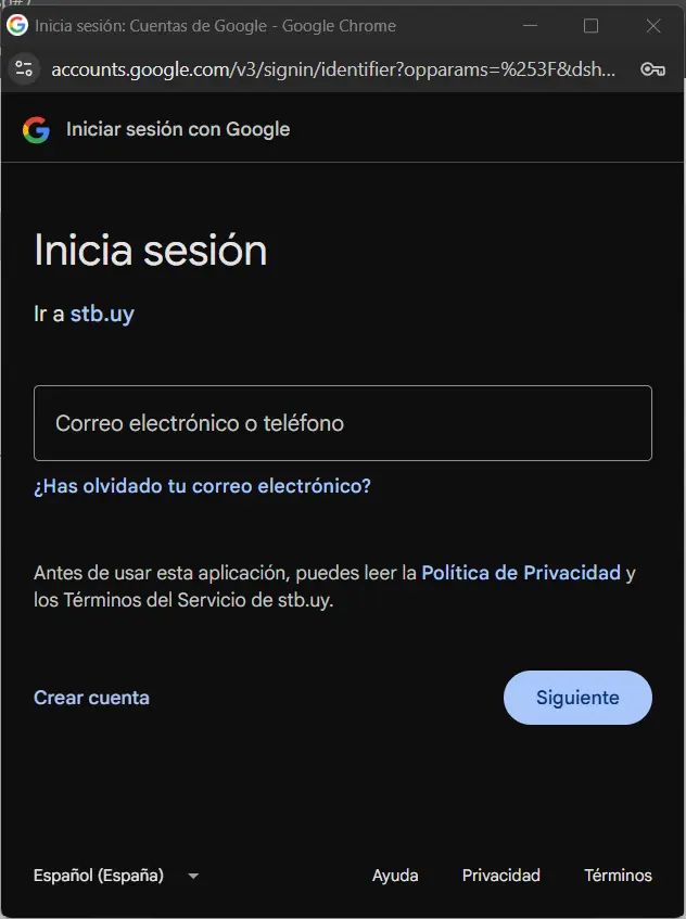 Vincular cuentas de google a STELA
