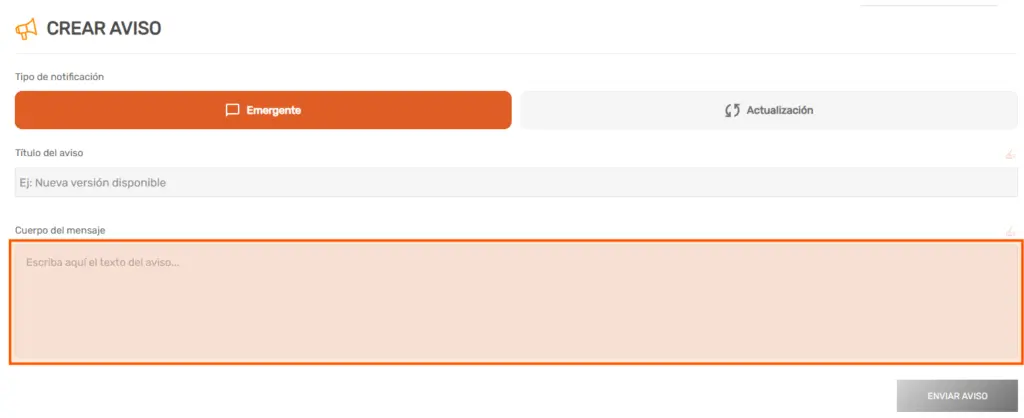 Crear Notificaciones en STELA