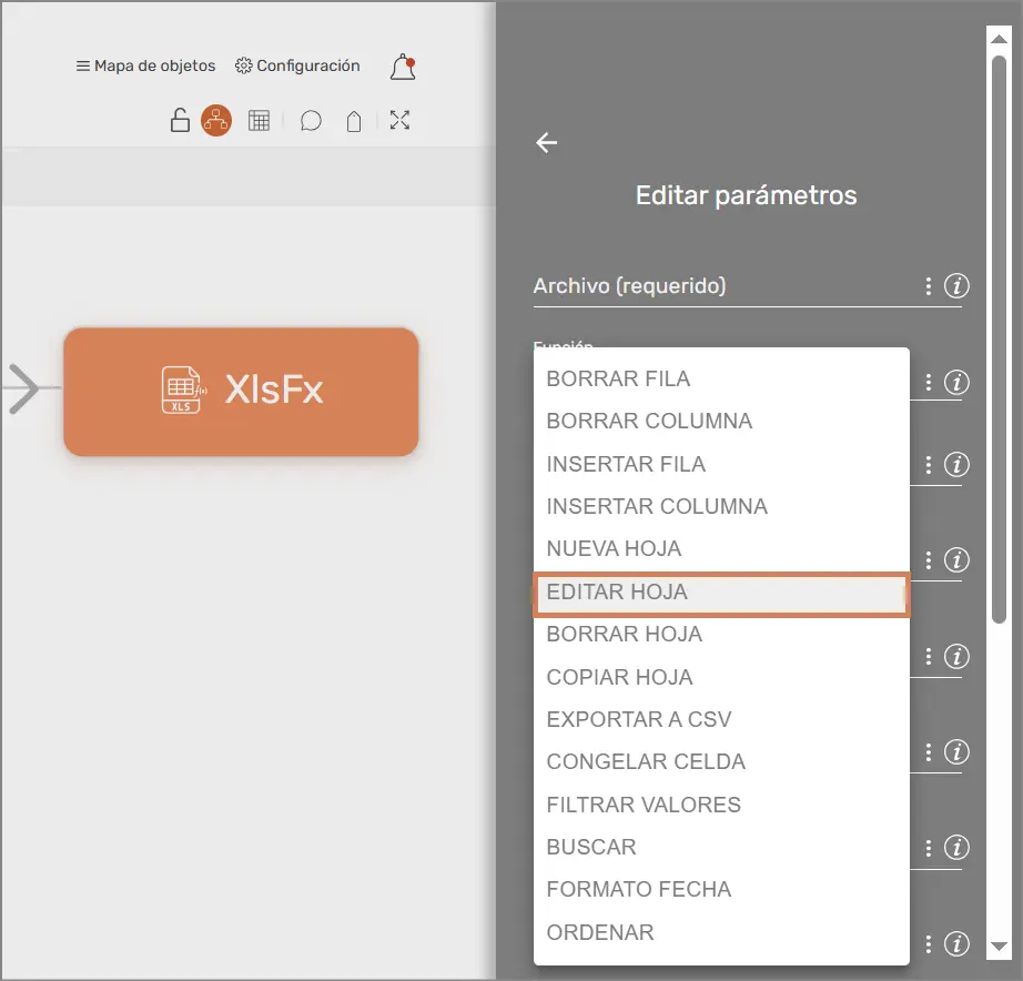 XlsFx - Editar Hoja