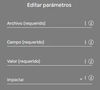 Comando PDF Write Parámetros STELA