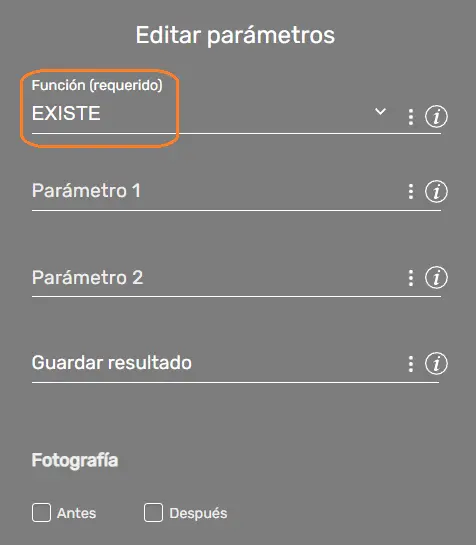 Comando FileFx parámetros STELA