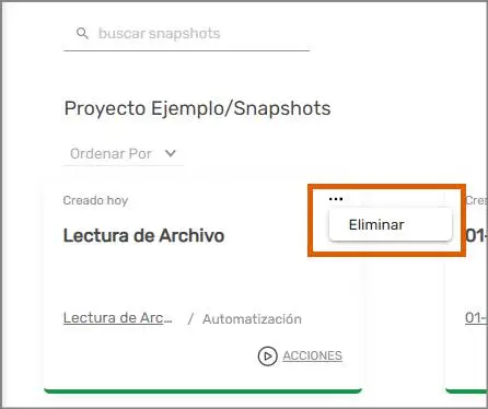 Snapshots