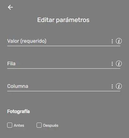 Parametros Comando 3270 Valor STELA